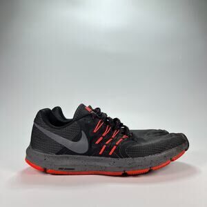Nike Run Swift 3 Black Red Athletic Lace Up Running Shoes AR1945-001 Men's Sz 11